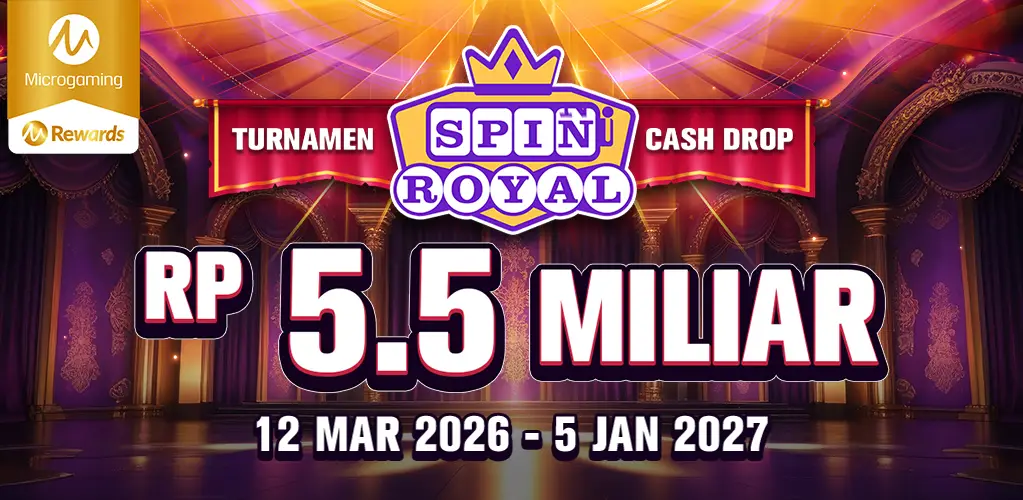 Turnamen & Cashdrop Spin Royal